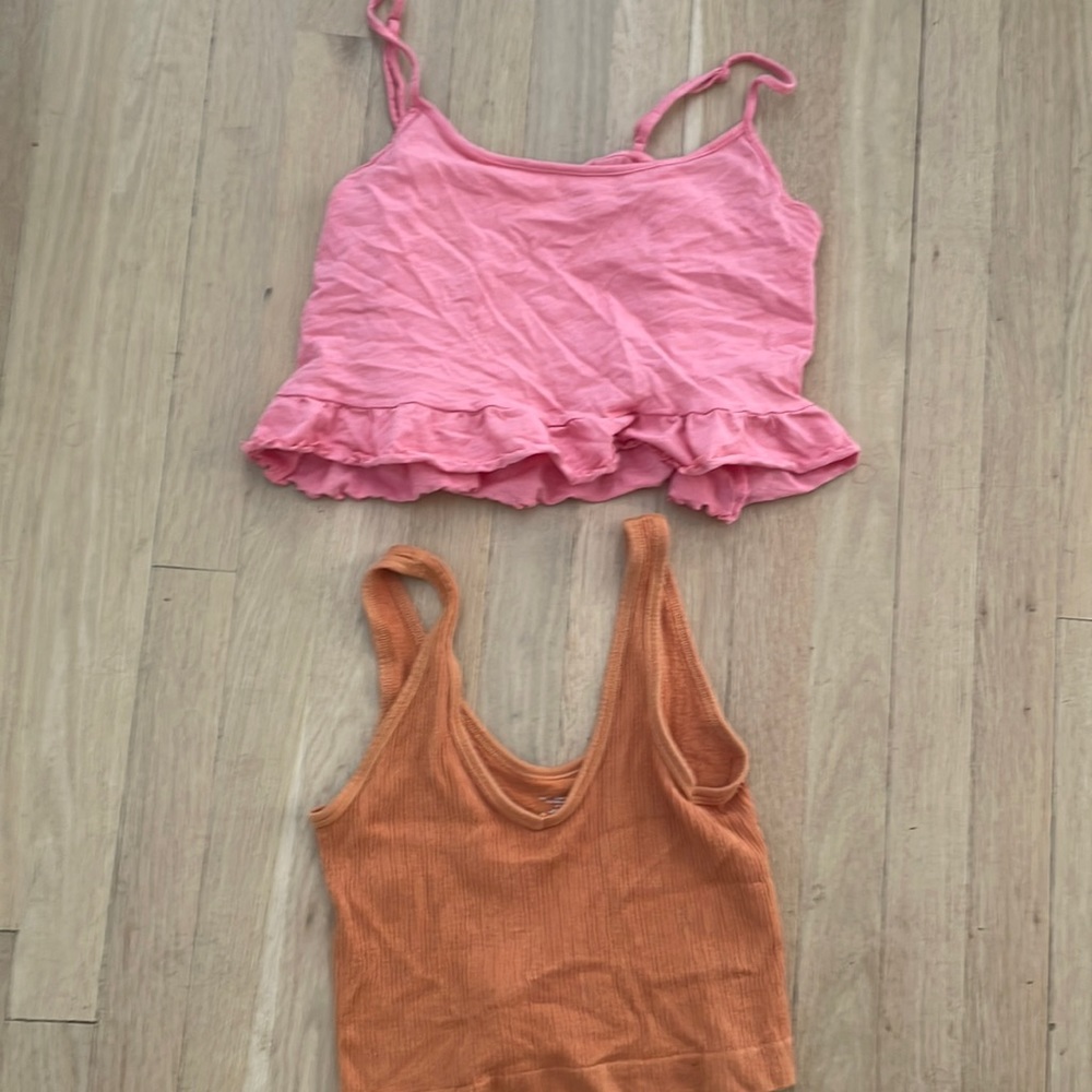 Crop tops from American Eagle and Urban Outfitters